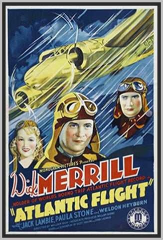 ATLANTIC FLIGHT - 1937 - DICK MERRILL- RARE DVD