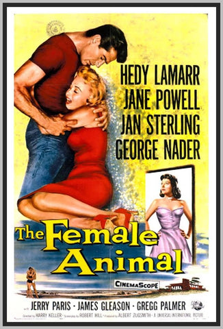 THE FEMALE ANIMAL - COLORIZED - 1958 - HEDY LAMARR - RARE DVD