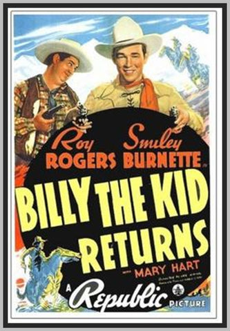 BILLY THE KID RETURNS - 1938 - ROY ROGERS - RARE DVD
