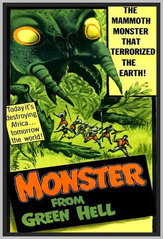 MONSTER FROM GREEN HELL - COLORIZED - 1957 - JIM DAVIS - RARE DVD