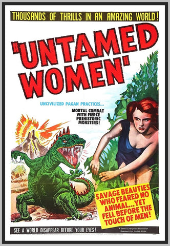 UNTAMED WOMEN - 1952 - MIKEL CONRAD - COLORIZED - RARE DVD