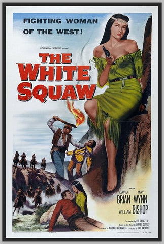 WHITE SQUAW - COLORIZED - 1956 - DAVID BRIAN - RARE DVD