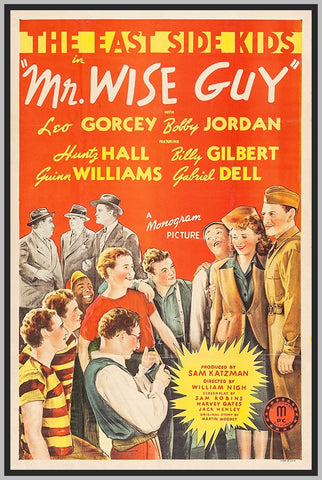 MR. WISE GUY - 1942 - LEO GORCEY - COLORIZED - RARE DVD