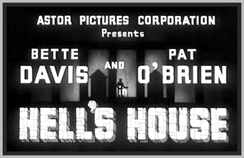 HELL'S HOUSE - 1932 - BETTE DAVIS - RARE DVD