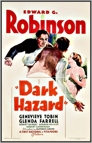 DARK HAZARD - COLORIZED - 1934 - GLENDA FARRELL - RARE DVD