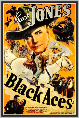 BLACK ACES - 1937 - BUCK JONES - RARE DVD