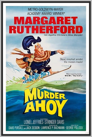 MURDER AHOY - COLORIZED - 1964 - LIONEL JEFFRIES - RARE DVD