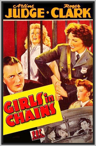 GIRLS IN CHAINS - 1943 - ARLINE JUDGE - COLORIZED - RARE DVD