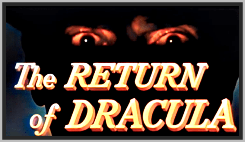 THE RETURN OF DRACULA - 1958 - COLORIZED - FRANCIS LEDERER - RARE DVD ...
