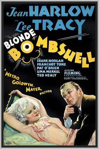 BOMBSHELL - COLORIZED - 1933 - JEAN HARLOW - RARE DVD