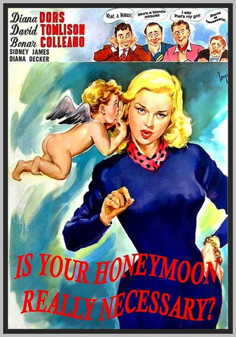 IS YOUR HONEYMOON REALLY NECESSARY? - COLORIZED - 1953 - BONAR COLLEANO - RARE DVD