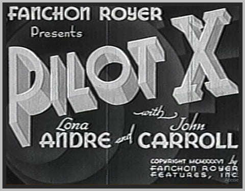 PILOT X (DEATH IN THE AIR) - 1936 - LONA ANDRE - RARE DVD