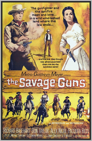 SAVAGE GUNS - 1962 - DON TAYLOR - COLORIZED - RARE DVD