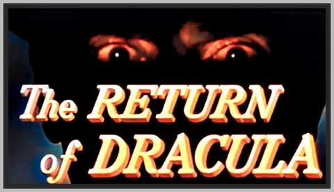 THE RETURN OF DRACULA - 1958 - COLORIZED - FRANCIS LEDERER - RARE DVD