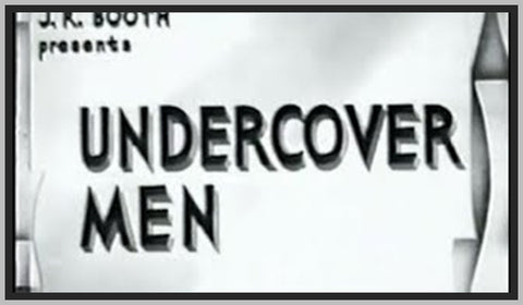 UNDERCOVER MEN - 1934 - KENNE DUNCAN - RARE DVD