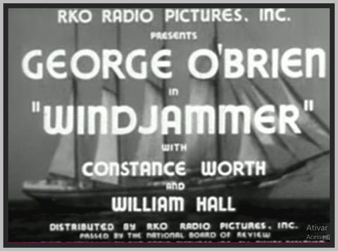 WINDJAMMER - 1937 - GEORGE O' BRIEN - RARE DVD