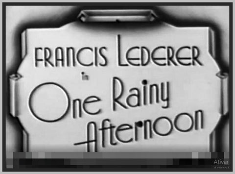 ONE RAINY AFTERNOON - 1936 - IDA LUPINO - RARE DVD