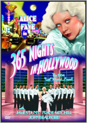 365 NIGHTS IN HOLLYWOOD - 1934 - ALICE FAYE - RARE DVD