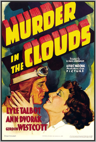MURDER IN THE CLOUDS - 1934 - LYLE TALBOT - RARE DVD