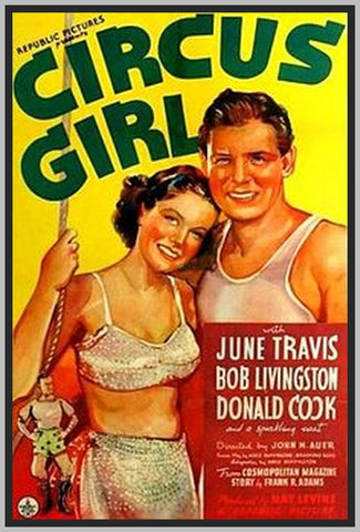 CIRCUS GIRL - 1937 - june travis - rare dvd