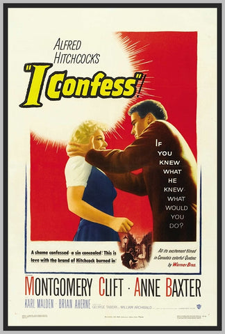 I CONFESS - COLORIZED - 1953 - ANNE BAXTER - RARE DVD