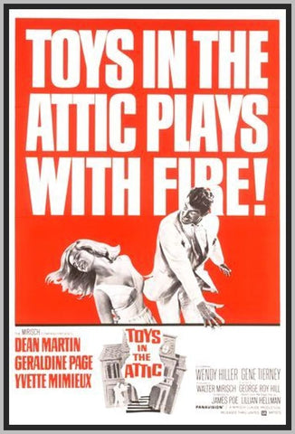 TOYS IN THE ATTIC - COLORIZED - 1963 - RARE DVD