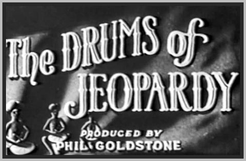 THE DRUMS OF JEOPARDY - 1931 - JUNE COLLYER - RARE DVD