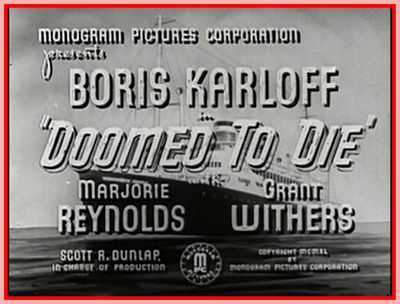 DOOMED TO DIE - 1940 - MARJORIE REYNOLDS