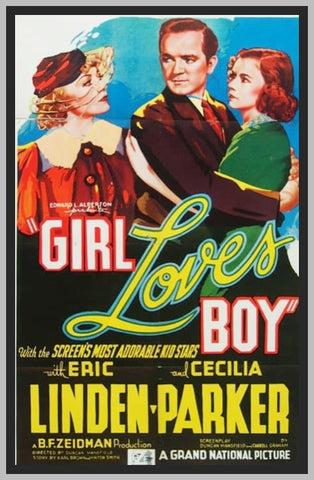 GIRL LOVES BOY - 1937 - ERIC LINDEN - RARE DVD