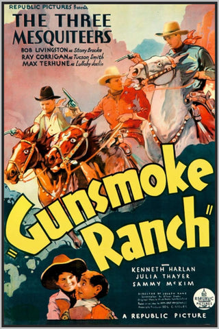 GUNSMOKE RANCH - 1937 - ray corrigan - rare dvd