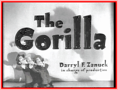 THE GORILLA - 1939 - HARRY HITZ