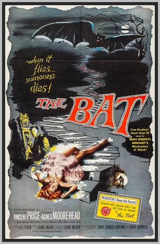 THE BAT '59 - COLORIZED - VINCENT PRICE - RARE DVD