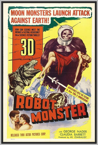 ROBOT MONSTER - COLORIZED - 1953 - GEORGE NADER - RARE DVD