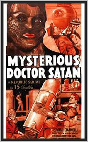 THE MYSTERIOUS DR. SATAN - 1940 - ROBERT WILCOX - COLORIZED - RARE DVD