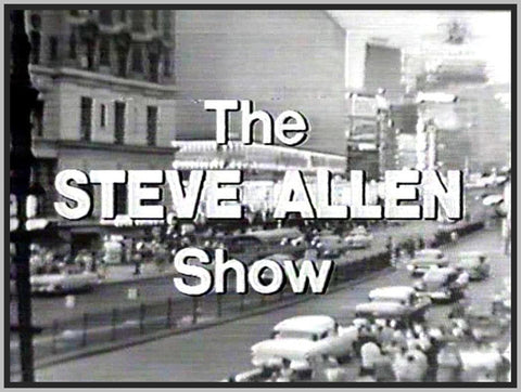 THE STEVE ALLEN SHOW - JERRY LEWIS - JOHNNY CARSON - 3 STOOGES - TV SERIES - RARE DVD
