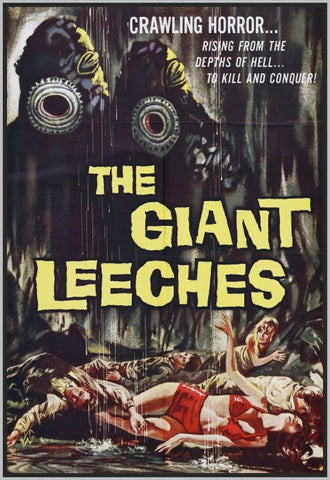 ATTACK OF THE GIANT LEECHES - COLORIZED - 1959 - RARE DVD