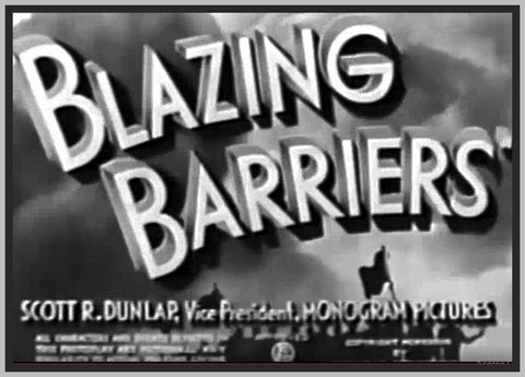 BLAZING BARRIERS - 1937 - FRANK COGHLAN JR. - RARE DVD