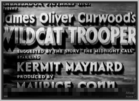 WILDCAT TROOPER - 1936 - FUZZY KNIGHT - RARE DVD