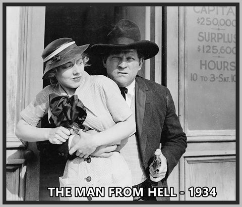 THE MAN FROM HELL - 1934 - REB RUSSELL - RARE DVD