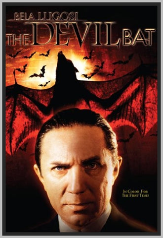 THE DEVIL BAT - 1940 - WITH BELA LUGOSI - RARE DVD - COLORIZED