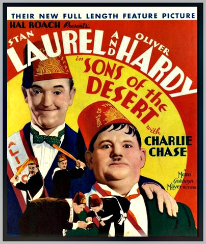 SONS OF THE DESERT - 1933 - WITH STAN LAUREL - RARE DVD - COLORIZED