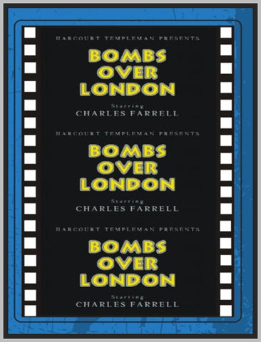 BOMBS OVER LONDON - 1937 - CHARLES FARRELL - RARE DVD
