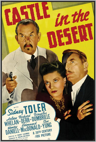 CASTLE IN THE DESERT - CHARLIE CHAN - COLORIZED - 1942 - RARE DVD