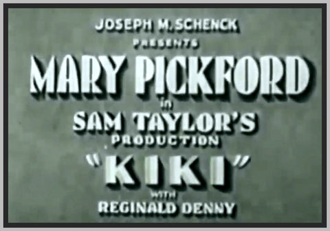 KIKI - 1931 - REGINALD DENNY - RARE DVD