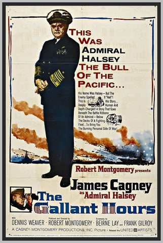 THE GALLANT HOURS - COLORIZED - 1960 - JAMES CAGNEY - RARE DVD