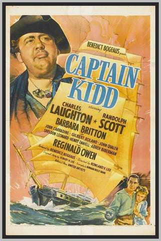 CAPTAIN KIDD '45 - COLORIZED - RANDOLPH SCOTT - RARE DVD