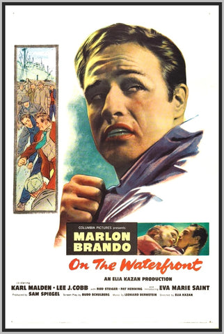 ON THE WATERFRONT - COLORIZED - 1954 - MARLON BRANDO - RARE DVD