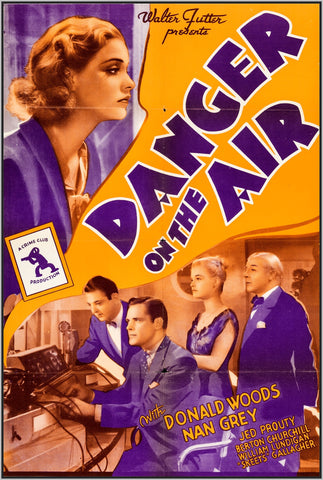 DANGER ON THE AIR - 1938 - NAN GREY - RARE DVD