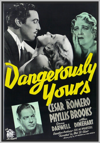 DANGEROUSLY YOURS = 1937 - COLORIZED - CESAR ROMERO - RARE DVD