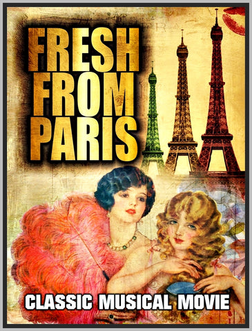 FRESH FROM PARIS - 1953 - COLORIZED - RARE DVD